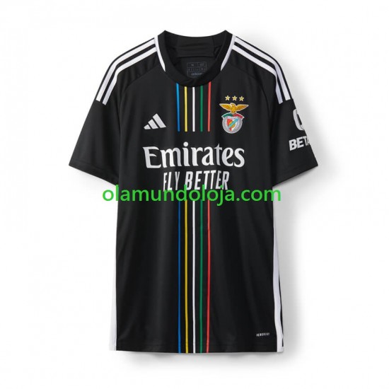 Camisola Benfica Homem Equipamento Segundo 2023-2024 Manga Curta